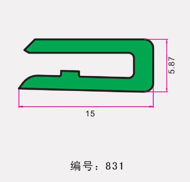 TG-831食品機械U型摩擦條